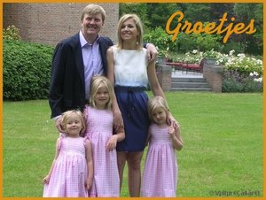 Plaatjes Groetjes Groetjes Willem Alexander Maxima En De Kinderen