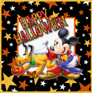 Halloween Plaatjes Happy Halloween Mickey Mouse En Zijn Hond Pluto