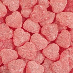 Hartjes Plaatjes Roze Snoep Hartjes