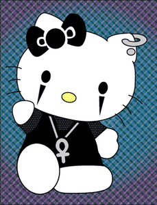 Plaatjes Hello kitty emo 