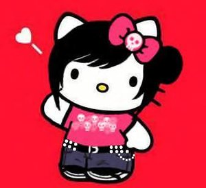 Plaatjes Hello kitty emo 