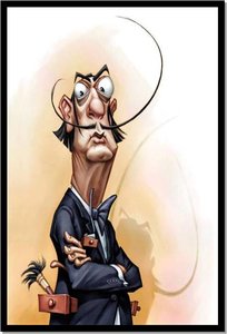 Plaatjes Karikaturen Salvador Dali Karikatuur