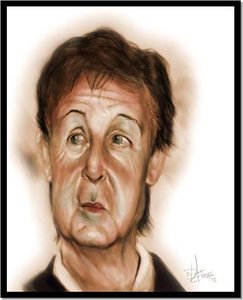 Plaatjes Karikaturen Paul Mccartney Karikatuur