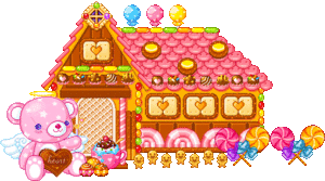 Plaatjes Kawaii huizen en kastelen 