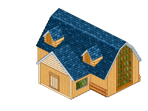 Plaatjes Kawaii huizen en kastelen 
