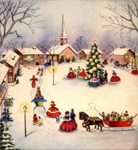Plaatjes Kerst nostalgie 