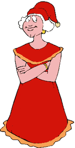 Plaatjes Kerst vrouwen 