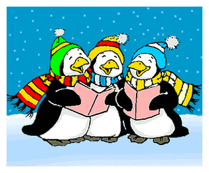 Plaatjes Kerstkaarten Kerstkaart Pinguins