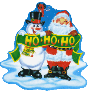 Kerstmannen Plaatjes Kerstman En Sneeuwpop Ho Ho Ho