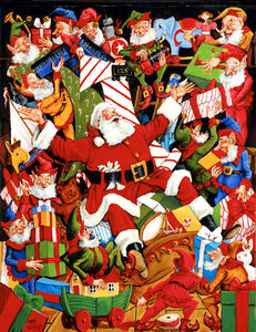 Kerstmannen Plaatjes Kerstman En Elves