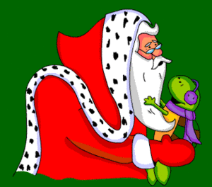 Kerstmannen Plaatjes Kerstman Met Kermit De Kikker