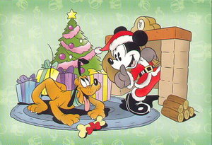 Plaatjes Kerstmet disney Kerst Disney Mickey En Pluto