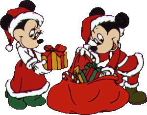 Plaatjes Kerstmet disney Kerst Disney Mickey En Minnie Mouse Pakjes