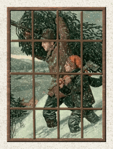 Plaatjes Kerstvenster 