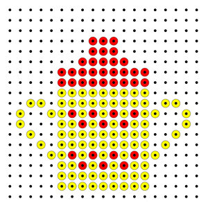 Plaatjes Kralenplank baby Tuitbeker