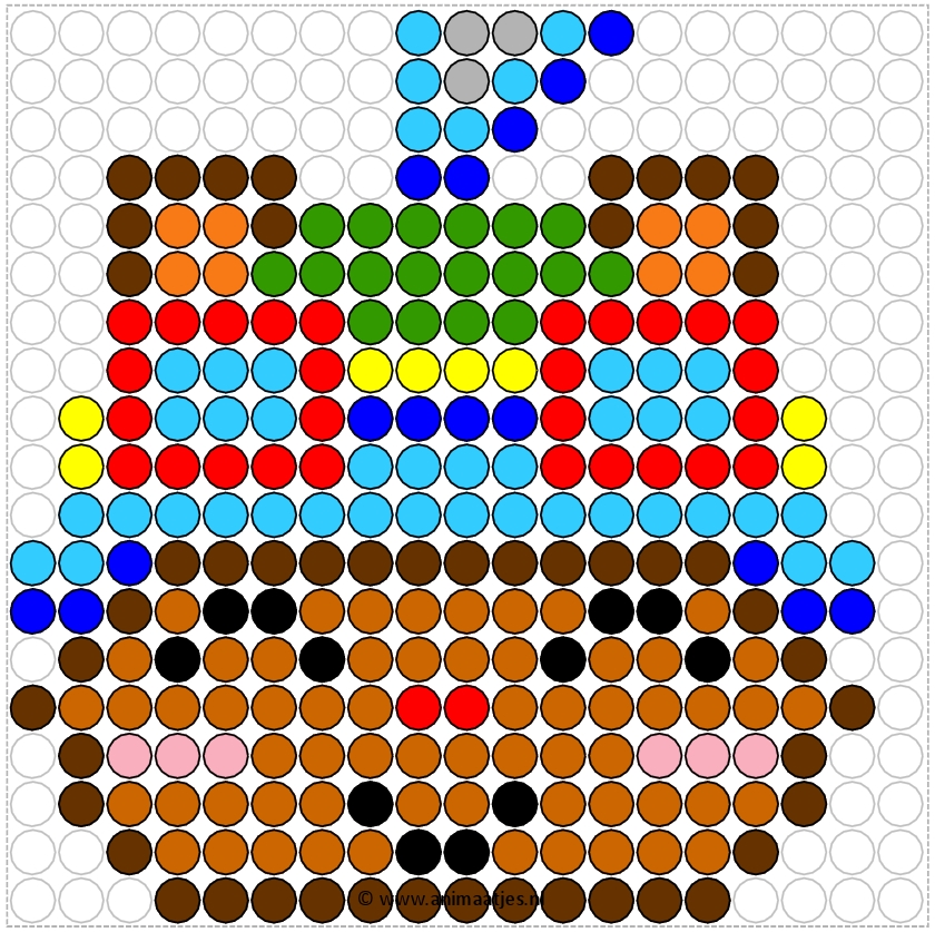 Plaatjes Kralenplank bekend van tv Teemo