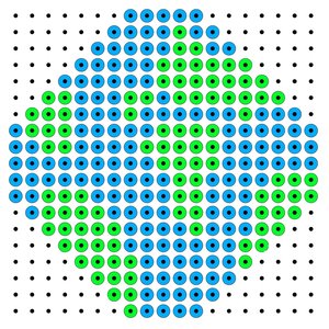 Plaatjes Kralenplank heelal De Aarde
