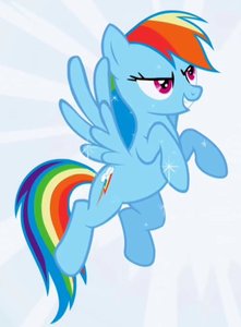 Plaatjes My little pony Rainbowdash