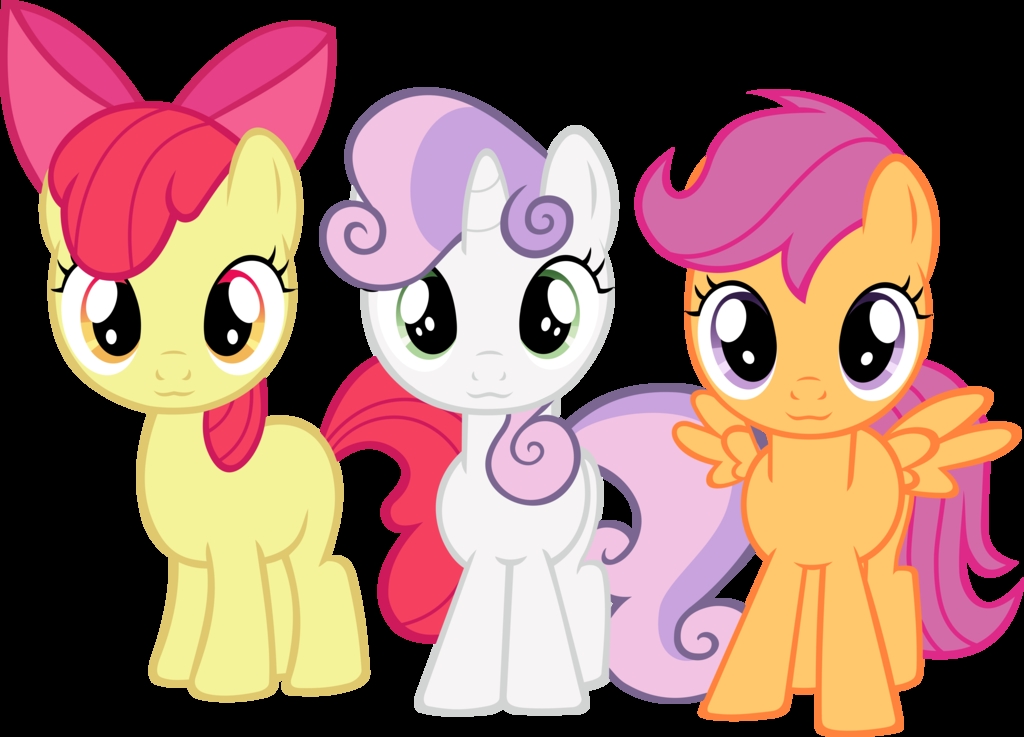 Plaatjes My little pony Applebloom Sweetie Belle En Scootaloo De Cutie Mark Crusaders