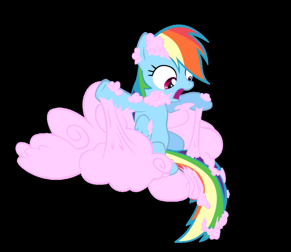 Plaatjes My little pony Rainbow Dash Suikerspin My Little Pony
