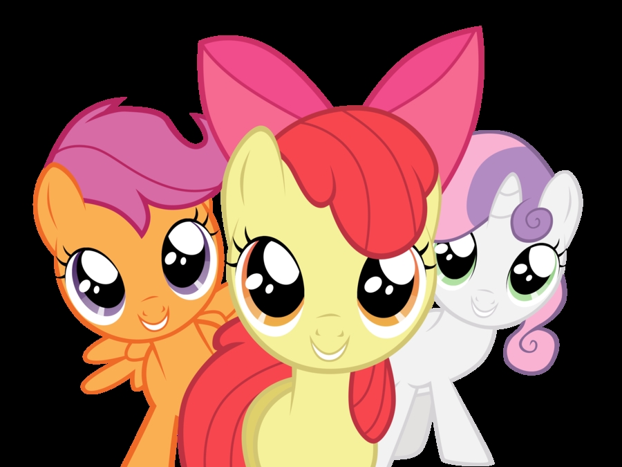 Plaatjes My little pony Scootaloo Applebloom En Sweetie Belle De Cutie Mark Crusaders