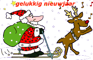 Nieuwjaar Plaatjes Gelukkig Nieuwjaar Kerstman