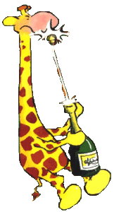 Plaatjes Olaf Giraf Champagne