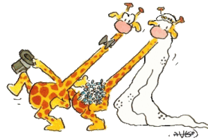 Plaatjes Olaf Giraffen Trouwen