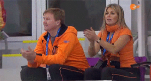 Plaatjes Olympische spelen 2014 Willem Alexander En Maxima Klappen Voor De Schaatsers