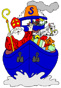 Sinterklaas Plaatjes Pakjesboot