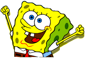 Spongebob Plaatjes Spongebob Die Zijn Handen In De Lucht Steekt Juichen