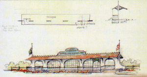 Treinen Plaatjes Efteling Bouwtekening Station West