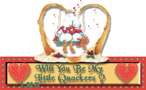 Valentijn Plaatjes Will You Be My Little Quackers