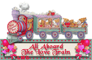 Valentijn Plaatjes All Aboard The Love Train