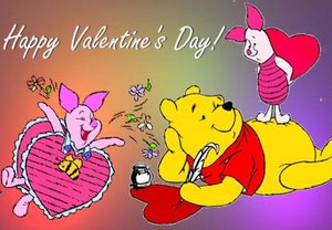 Valentijn Plaatjes Winnie De Pooh Happy Valentines Day Valentijn