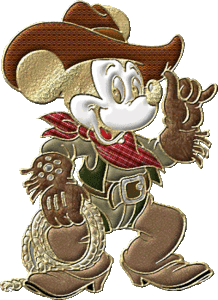 Plaatjes Wildwest Disney Mickey Wilde Westen