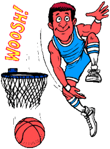 Sport plaatjes Basketballen 