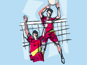 Sport plaatjes Volleyball 