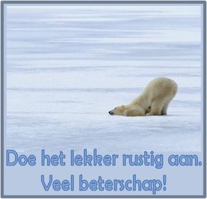 Tags Wenskaarten Wenskaart Rustig Aan En Beterschap