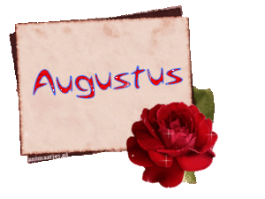 Tekst plaatjes Augustus 