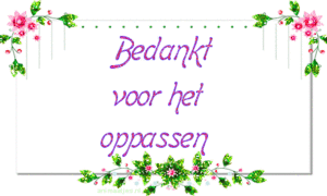 Bedankt Tekst plaatjes 