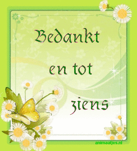 Bedankt Tekst plaatjes 