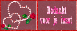 Bedankt Tekst plaatjes 