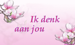 Tekst plaatjes Ik denk aan jou 