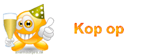 Tekst plaatjes Kop op 