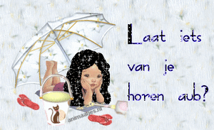 Tekst plaatjes Laat iets van je horen aub 