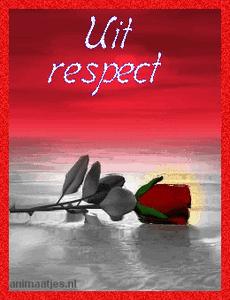 Tekst plaatjes Uit respect 