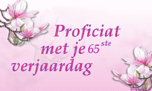 Wonderlijk 65 Jaar Verjaardag Plaatjes » Animaatjes.nl UV-23