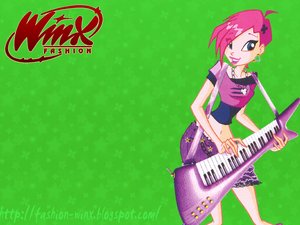 Winx Wallpapers Film en serie Winx  Meisje Dat Piano Gitaar Aan Het Spelen Is