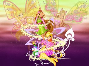 Winx Wallpapers Film en serie Flora En Stella Winx